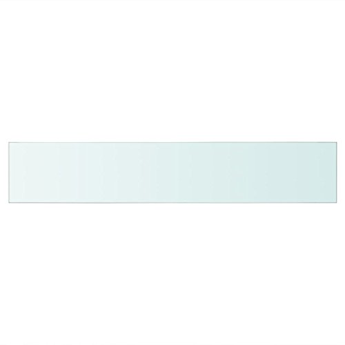 Ailgely Glasboden Glasscheibe Glasplatte, Glasregal Glasablage Wandregal Glas Bad-Regal Glas Badezimmer Regal Badablage Ablageregal für Glasregal Transparent 70 cm x 12 cm von Ailgely