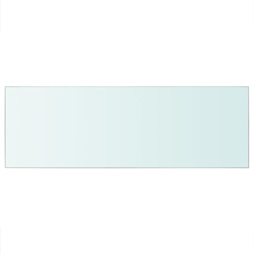 Ailgely Glasboden Glasscheibe Glasplatte, Glasregal Glasablage Wandregal Glas Bad-Regal Glas Badezimmer Regal Badablage Ablageregal für Glasregal Transparent 70 cm x 25 cm von Ailgely