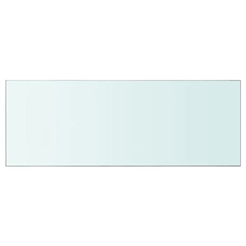 Ailgely Glasboden Glasscheibe Glasplatte, Glasregal Glasablage Wandregal Glas Bad-Regal Glas Badezimmer Regal Badablage Ablageregal für Glasregal Transparent 80 cm x 30 cm von Ailgely