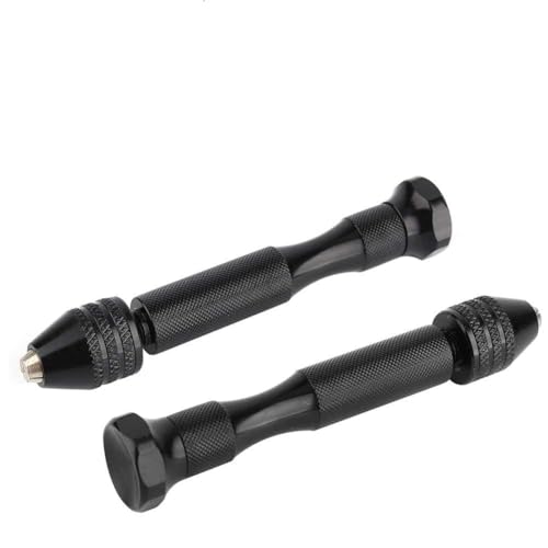 Ailgely Hand - -Bohrer, Mikro -Handbohrer für Schmuckwerkzeug Mini Aluminium Handbohrer mit Schlüssellosen Läuten, Schwarz, Präzisen, Effizienten, 10 -Bohrern Ailgely Hand - -Bohrer, Mikro -Handbohrer für Schmuckwerkzeug Mini Aluminium Handbohrer mit Schlüssellosen Läuten, Schwarz, Präzisen, Effizienten, 10 -Bohrern von Ailgely