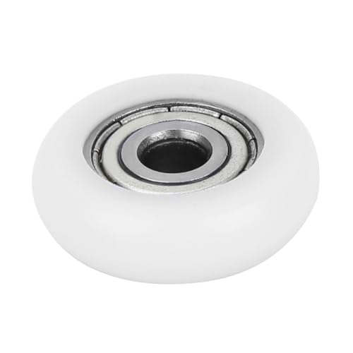 Ailgely Hochwertiges, Glattes Schieben, Robustes 10 Nylon-Kugellager 5 * 23 * 7mm, Tiefes Groove-Design, Widerstands Fähig für Möbel Beschläge, Möbel Türen, Glass Chiebe Türen, Aluminium von Ailgely