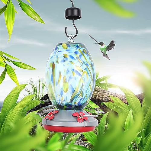Ailgely Hummingbirds Water Feeder Bunfle Glass Bird Feeder, Verhindern Eichhörnchen Stören, Ruhen Ruhen, Barsch, (Q2) von Ailgely