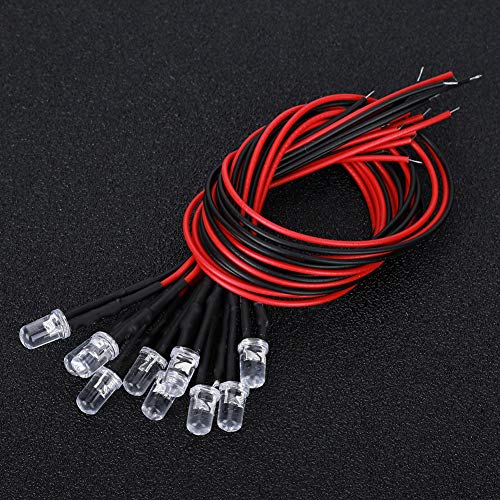 Ailgely LED-Diode, Warmes Weißes 5-mm 5-12 V Vorverdrahteter Perlenlicht mit Runden Kopf, Geeignet für -Hausbeleuchtung, Automobile, Schaltkreisversuche Ailgely LED-Diode, Warmes Weißes 5-mm 5-12 V Vorverdrahteter Perlenlicht mit Runden Kopf, Geeignet für -Hausbeleuchtung, Automobile, Schaltkreisversuche von Ailgely