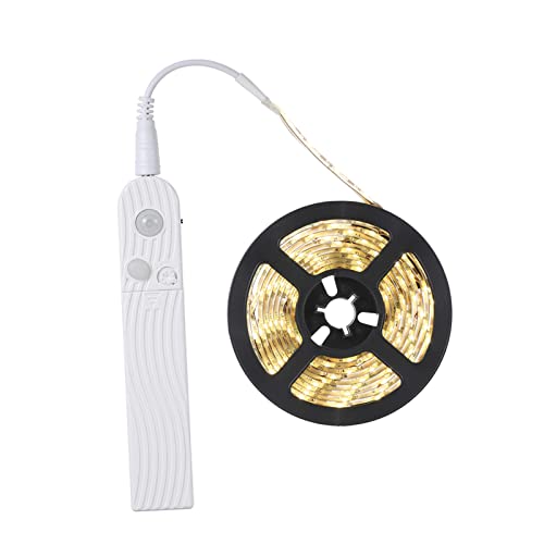 Ailgely LED Strip, 2 Meter 2W LED Streifen, 120 LED Lichtband, PIR-Bewegungssensor Menschliche Infrarotinduktions, Customed Verzögerungszeit, IP65 Wasserbeständigkeit, für Garderobenschrank Ailgely LED Strip, 2 Meter 2W LED Streifen, 120 LED Lichtband, PIR-Bewegungssensor Menschliche Infrarotinduktions, Customed Verzögerungszeit, IP65 Wasserbeständigkeit, für Garderobenschrank von Ailgely