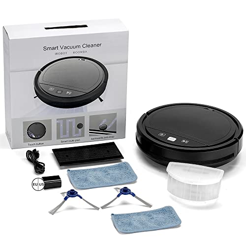Ailgely Saugroboter mit Wischfunktion, 2300Pa Staubsauger Roboter, 3-in-1 Sauger & Wischmopp Roboterstaubsauger, 350ml Wassertank, APP-Steuerung, Alexa, für Hartböden,Tierhaare,Teppiche von Ailgely