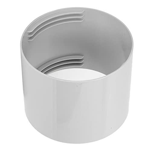 Ailgely Tragbarer Klimaanlagenableitungsschlauchkoppler, Universeller Wechselstromanschluss für CW CCW -Gewinde, mit Aufprallwiderstand ABS -Material, Verlängerungsstecker für das Routing (130 mm) von Ailgely