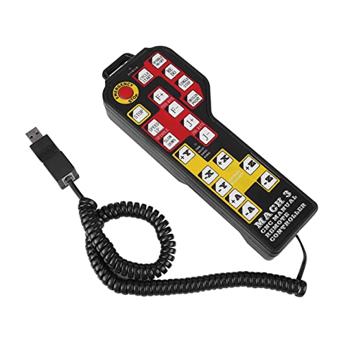Ailgely USB-CNC-Controller, 4-Achsen-Steuerung mit Notfallstastknopf für, Wasserfestes Gehäuse, Einfach zu Bedienen ohne Software. Nur mit Kompatibel, USB -Verbindung, Größe: Ailgely USB-CNC-Controller, 4-Achsen-Steuerung mit Notfallstastknopf für, Wasserfestes Gehäuse, Einfach zu Bedienen ohne Software. Nur mit Kompatibel, USB -Verbindung, Größe: von Ailgely