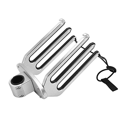 Ailgely Wakeboard Rack Wakeboard Tower Rack CNC Gebürstete Aluminum -Turmhalter Kneeboard (Geeignet für Rohrdurchmesser: 48 mm-53 mm) von Ailgely
