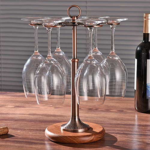 Ailgely Weinglasregal Regal Organizer Wohnzimmerdekor - Premiumqualität, Langlebig (Antike Messing) von Ailgely