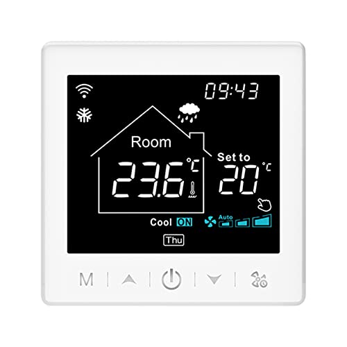 Ailgely WiFi Wassere Fußbodenheizung 3A Thermostat, Programmierbares Raumthermostat für Wasser Heizung Warmwasser, Kompatibel mit Smart Life/Tuya App Alexa Google Home Ailgely WiFi Wassere Fußbodenheizung 3A Thermostat, Programmierbares Raumthermostat für Wasser Heizung Warmwasser, Kompatibel mit Smart Life/Tuya App Alexa Google Home von Ailgely