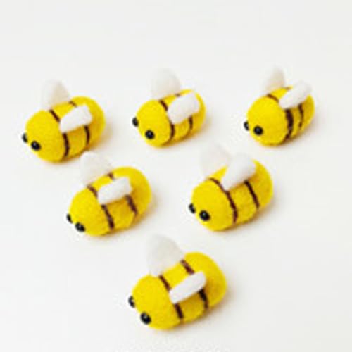 Aililong 36 STK. Bienen Deko: Filzbiene & Häkelblume Set für DIY Handwerk & Kleidungsdeko - niedliches Design aus hochwertigem Wollfilz. Aililong 36 STK. Bienen Deko: Filzbiene & Häkelblume Set für DIY Handwerk & Kleidungsdeko - niedliches Design aus hochwertigem Wollfilz. von Aililong