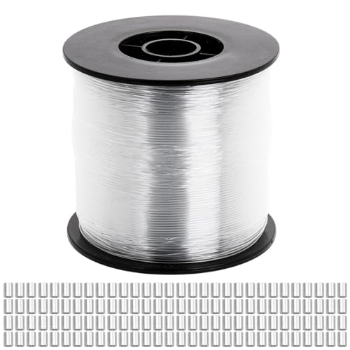 Aililong Nylonfaden 200m*0.8MM Elastisches Band für DIY Schmuck Handwerk und Basteln. Perfekt als Faden und Band für Armbänder sowie als unsichtbarer Faden zum Aufhängen von Perlen und Dekorationen. von Aililong