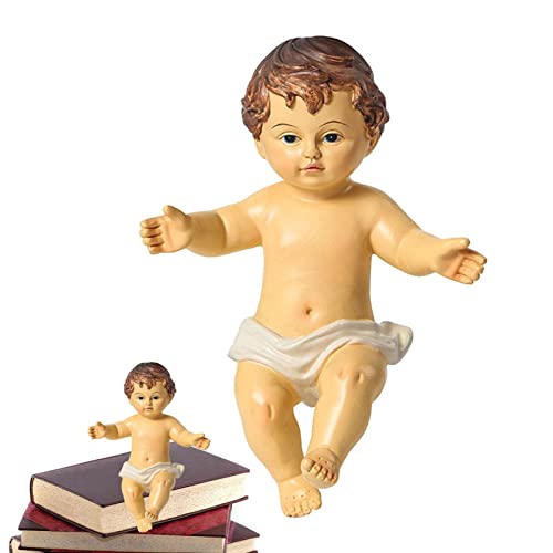 Ailopta Jesuskind Figur Jesuskind Krippenfigur, Baby Jesus Figur Harz Religiöse Baby Jesus Statue, Jesuskind Figur Für Heiligen Glauben Geschenke Religiöse Heimdekoration, Höhe 6cm Ailopta Jesuskind Figur Jesuskind Krippenfigur, Baby Jesus Figur Harz Religiöse Baby Jesus Statue, Jesuskind Figur Für Heiligen Glauben Geschenke Religiöse Heimdekoration, Höhe 6cm von Ailopta