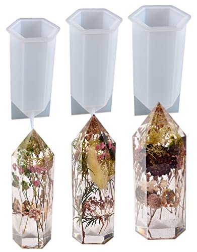 Ailovone Epoxidharz Formen für DIY Harz Blumen Kristalle Silikonformen für Harzgießen 3 Verschiedene Größen Resin Gießharz Formen DIY Kristallharzform Epoxidharz Kit Faux Quartz Healing Crystal (3) Ailovone Epoxidharz Formen für DIY Harz Blumen Kristalle Silikonformen für Harzgießen 3 Verschiedene Größen Resin Gießharz Formen DIY Kristallharzform Epoxidharz Kit Faux Quartz Healing Crystal (3) von Ailovone
