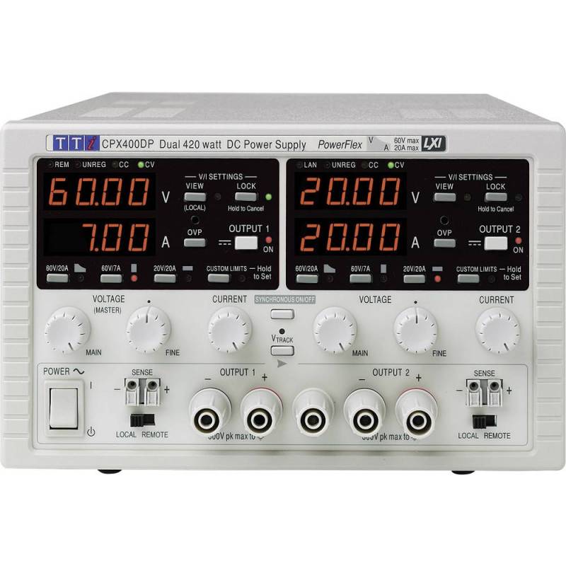 Aim T Ti Cpx400 Dp Labornetzgerät Einstellbar 0   60 V/Dc 0   20 A Siehe Text/Foto C-Ware von Aim TTi