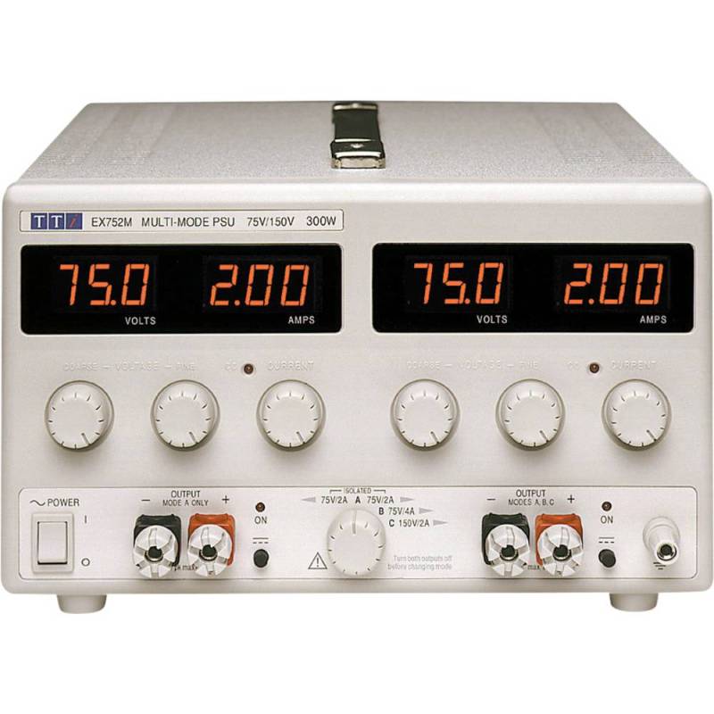 Aim TTi EX752M Labornetzgerät einstellbar 0 - 150 V/DC 0 - 2 A 300 W Netzgerät von Aim TTi