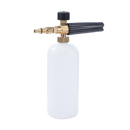 AIM Tools Schneeschaum-Lanze Schaumkanone Verstellbare Sprühdüse 1L Kompatibel mit LAVOR/Parkside/Spear und Jackson Hochdruckreiniger Pistole für Auto Waschen Reinigung von AIM Tools