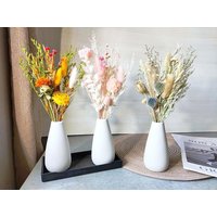 3 Stil Getrockneter Blumenstrauß Für Vase, Trockenblumenstrauß, Getrocknetes Blumenarrangement, Brautjungfer Blumenhochzeitsblumendekor von AimGoFloralDecor
