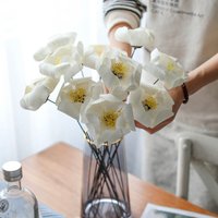 Handgemachte Weiße Blumen, Getrocknete Blumenarrangements, Blumen Für Vase, Hochzeitsstraußarrangement, Wohndekor, Hochzeitsblumendekor von AimGoFloralDecor
