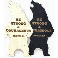 Gravierte Bären-Holzwanddekor Kinderzimmer-Kunst Gravierte Bären-Holzwanddekor Kinderzimmer-Kunst von AimNorthEngraving