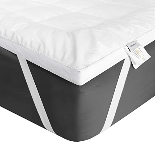 Aimtton Matratzen Topper 90 x 200 cm Baumwolle, Extra-weiche Matratzentopper 90x200cm für Boxspringbett Sofabett und Gästebett Maschinenwaschbar von Aimtton