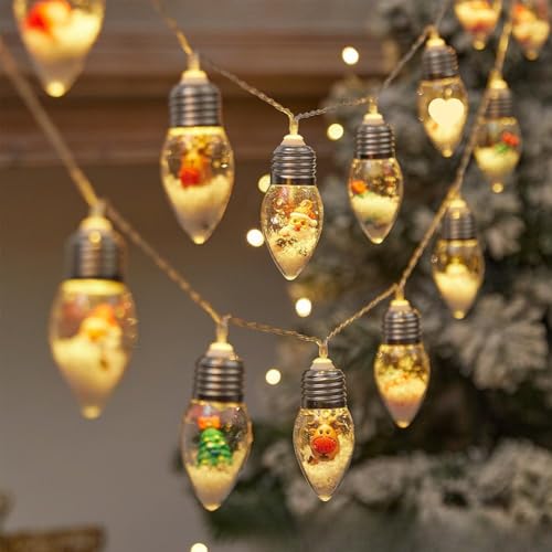 2024 Weihnachten Vintage Decor String Light, Christmas Vintage Decor String Light, LED Bulbs String Lights, Christmas String Light, LED Christmas Lights Outdoor von Ainiupi