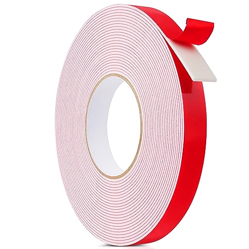 Ainiv Doppelseitiges Klebeband, Dicke 2mm Montageband (10 m x 20 mm), Wasserdichtes Montageklebeband, Spiegelklebeband, 3M Doppelseitiges Klebeband Extra Stark, Schaumband für Auto Wohn Bürodekor Wand von Ainiv