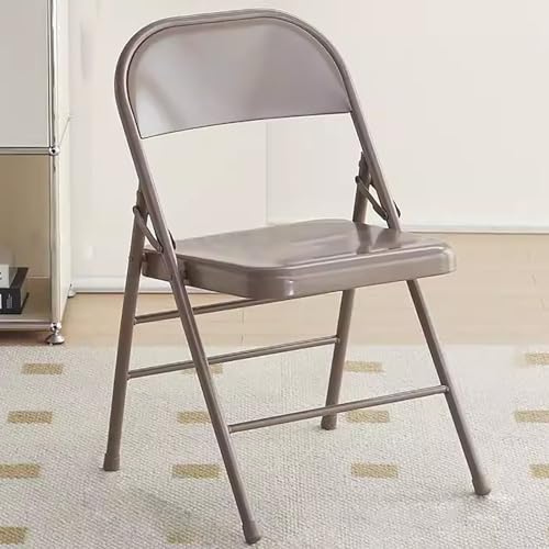 Aioneer Tragbarer Klappstuhl Mit Gepolsterter Sitzfläche Und Gebogener Rückenlehne – Langlebiges, Leichtes Design Für Zuhause, Büro Und Partys – Bequeme Sitzlösung-Colore Caffè. von Aioneer