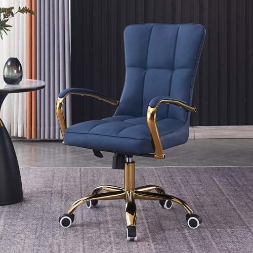 Bürostuhl Mit Mittelhoher Rückenlehne, Ergonomischer Schreibtischstuhl Mit Rollen, Computerstuhl Mit Armlehnen, Chefsessel Für Zuhause Und Die Arbeit-F Bürostuhl Mit Mittelhoher Rückenlehne, Ergonomischer Schreibtischstuhl Mit Rollen, Computerstuhl Mit Armlehnen, Chefsessel Für Zuhause Und Die Arbeit-F von Aioneer