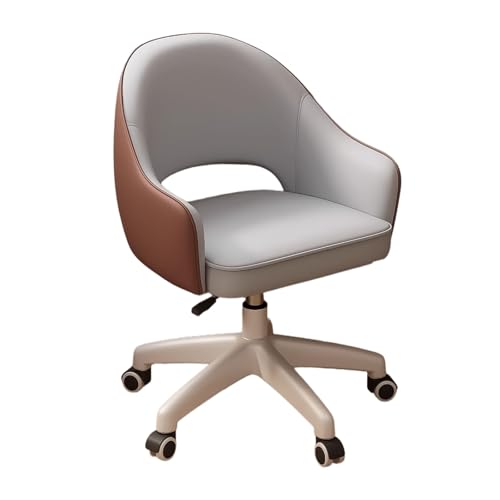 Chefsessel, Bürostuhl Mit Hoher Rückenlehne, Drehstuhl Mit Armlehnen, Ergonomischer Arbeitsstuhl Aus Kunstleder, Rollender Loungesessel Für Erwachsene – Perfekt Zum Arbei-B von Aioneer