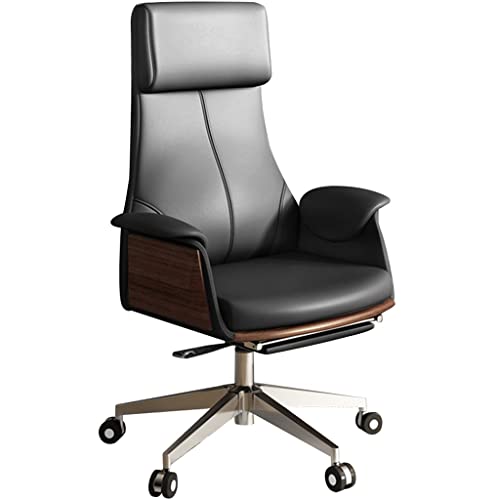 Ergonomischer Bürostuhl Mit Verstellbaren Armlehnen. Robustes Design Für Lange Meetings. Bequeme Unterstützung Für Verbesserte Produktivität.-Nero-115-122 * 55cm von Aioneer