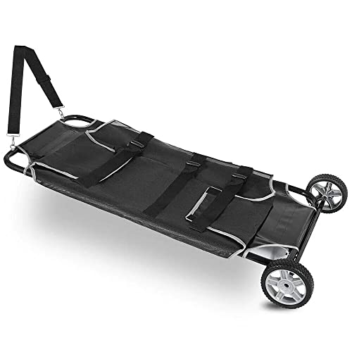 Haustierwagen, Haustiertrage, Mit Rädern, Rettungstrage Für Kleintiere, Für Hunde Und Andere Tiere, Maximale Tragkraft 250 Pfund Haustierwagen, Haustiertrage, Mit Rädern, Rettungstrage Für Kleintiere, Für Hunde Und Andere Tiere, Maximale Tragkraft 250 Pfund von Aioneer