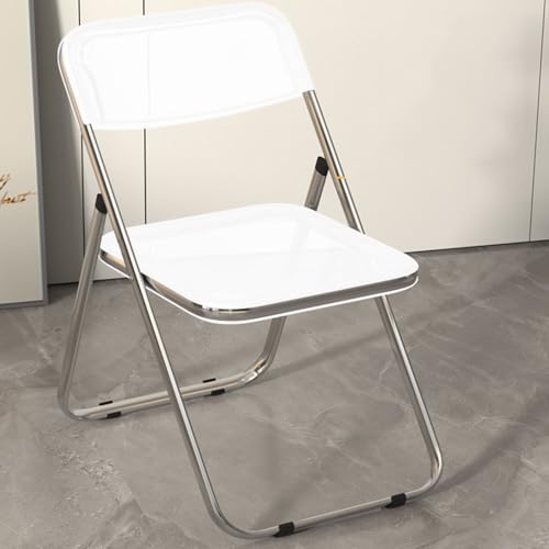 Leichter, Klappbarer, Gepolsterter Stuhl – Bequem Und Vielseitig Für Den Innen- Und Außenbereich, Perfekt Für Camping, Picknicks Und Veranstaltungen-Bianco von Aioneer