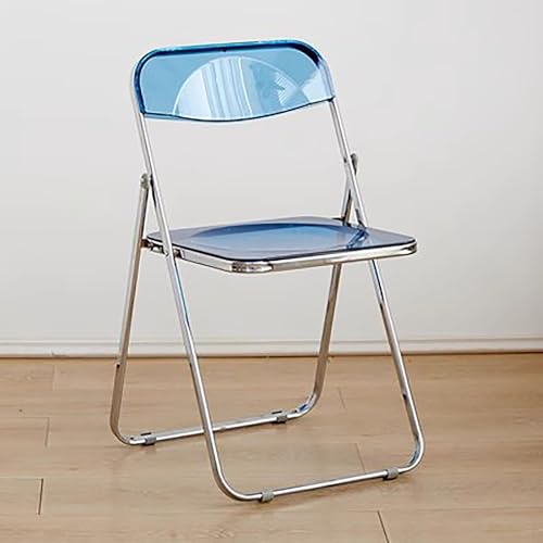 Moderner Stapelbarer Klappstuhl Aus Acryl, Leichter Esszimmerstuhl Aus Kunststoff Ohne Armlehnen, Bequeme Sitzgelegenheit Für Veranstaltungen – Ideal Für Zuhause, Das Bür Moderner Stapelbarer Klappstuhl Aus Acryl, Leichter Esszimmerstuhl Aus Kunststoff Ohne Armlehnen, Bequeme Sitzgelegenheit Für Veranstaltungen – Ideal Für Zuhause, Das Bür von Aioneer