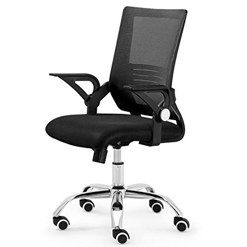 Sessel Ergonomischer Bürostuhl Klappbare Armlehne Bürostuhl Atmungsaktive Rückenlehne Kippfunktion Einfach Zu Installierender Computerstuhl Traglast 120 Kg Chaser of Ligh-Black von Aioneer