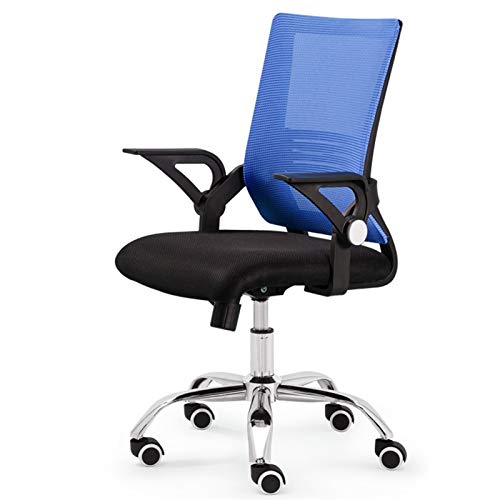Sessel Ergonomischer Bürostuhl Klappbare Armlehne Bürostuhl Atmungsaktive Rückenlehne Kippfunktion Einfach Zu Installierender Computerstuhl Traglast 120 Kg Chaser of Ligh-Blue von Aioneer