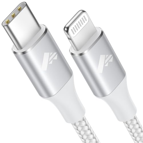 USB C Lightning Kabel 1M USB C auf Lightning Kabel [MFi Zertifiziert] iPhone Ladekabel Nylon Power Delivery Lightning Kabel USB C Ladekabel für 14 Pro Max/13/13 Pro/12/12 Pro Max/11 Pro/X/XS/8 Plus von Aioneus