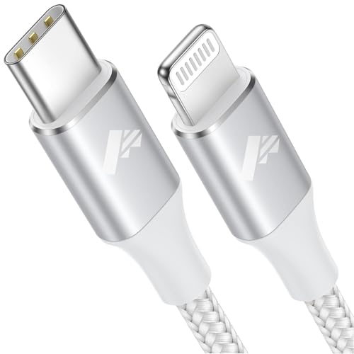 USB C Lightning Kabel 2M iPhone Ladekabel USB C [MFi Zertifiziert] Lightning Kabel usb C Nylon Power Delivery iPhone kabel USB c Ladekabel für iPhone 14 Pro Max/13/13 Pro/12/12 Pro Max/11 Pro/X/XS/XR von Aioneus