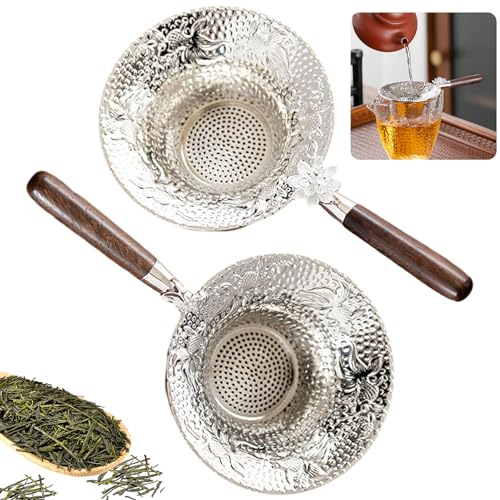 Teesieb,Aipeeo 2 Stück Wiederverwendbar Tee Sieb Teesieb mit Zinklegierung,Feinmaschiges Teesieb Teefilter für Losen Tee,Tee Filter Geeignet für Haus,Teehaus,die Meisten Teetassen,Teeschalen(Silber) Teesieb,Aipeeo 2 Stück Wiederverwendbar Tee Sieb Teesieb mit Zinklegierung,Feinmaschiges Teesieb Teefilter für Losen Tee,Tee Filter Geeignet für Haus,Teehaus,die Meisten Teetassen,Teeschalen(Silber) von Aipeeo