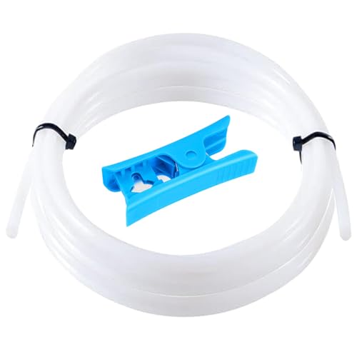 Aiqeer 10 Meter 3D Drucker PTFE Teflonrohr mit Schneider, ID 2.0 mm/OD 4.0 mm, 3D Drucker PTFE Teflonschlauch Aiqeer 10 Meter 3D Drucker PTFE Teflonrohr mit Schneider, ID 2.0 mm/OD 4.0 mm, 3D Drucker PTFE Teflonschlauch von Aiqeer