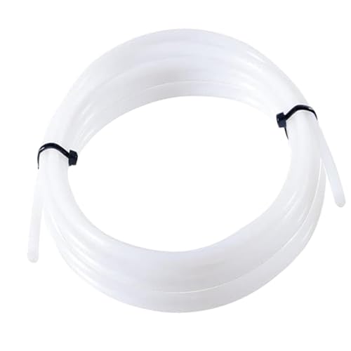 Aiqeer 8 Meter 3D Drucker PTFE Teflonrohr, ID 2.0 mm/OD 4.0 mm, 3D Drucker PTFE Teflonschlauch von Aiqeer