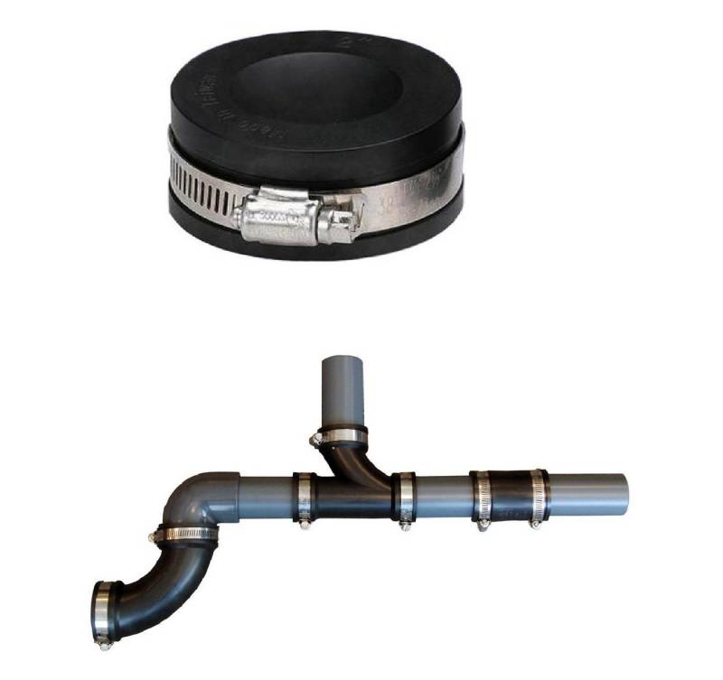 Air Aqua Muffenstopfen Flexible Gummi Endkappe 50mm für PVC Rohre von Air Aqua