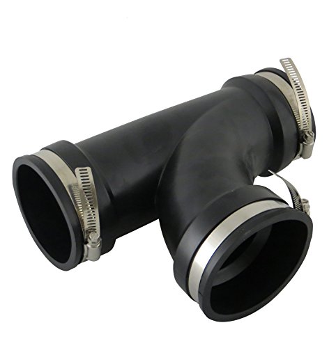 Flexibles T-Stück von 50 bis 110 mm, Größe Ø:Ø 63 mm von Air Aqua