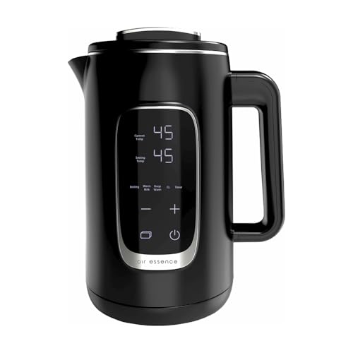 Air Essence LuminaTi Black MAX elektrischer Wasserkocher mit temperatureinstellung, Entchlorungs- und Entkalkungsfunktion, 2200W,1,5L Air Essence LuminaTi Black MAX elektrischer Wasserkocher mit temperatureinstellung, Entchlorungs- und Entkalkungsfunktion, 2200W,1,5L von Air Essence