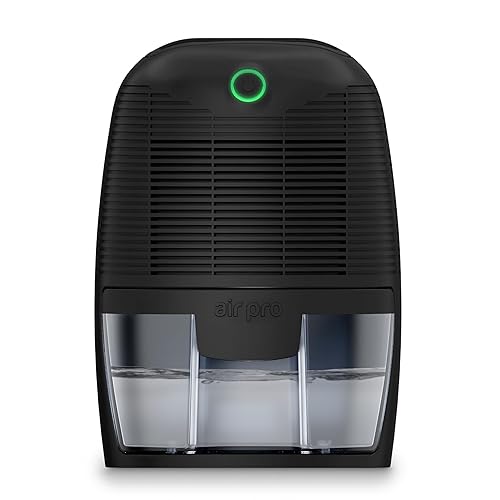 Air Pro Luftentfeuchter 600ml Tragbarer, Kompakter Und Leiser Feuchtigkeitsabsorber - Mini-Luftentfeuchter Fur Haus, Schlafzimmer, Feuchtigkeit, Auto - Elektrischer Schimmelentferner von Air Pro