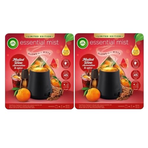 2 x Air Wick Essential Oil Mist Kit, Diffusor & Nachfüller – Glühwein 2 x Air Wick Essential Oil Mist Kit, Diffusor & Nachfüller – Glühwein von Air Wick