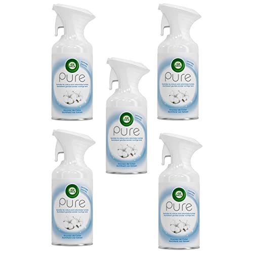 AIR WICK 5 Stück Pure Cotton Aerosol 250 ml AIR WICK 5 Stück Pure Cotton Aerosol 250 ml von Air Wick