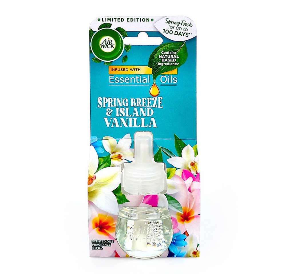 Air Wick Duftöl Air Wick Duftölflakon Spring Breeze & Island Vanilla, 19 ml Air Wick Duftöl Air Wick Duftölflakon Spring Breeze & Island Vanilla, 19 ml von Air Wick