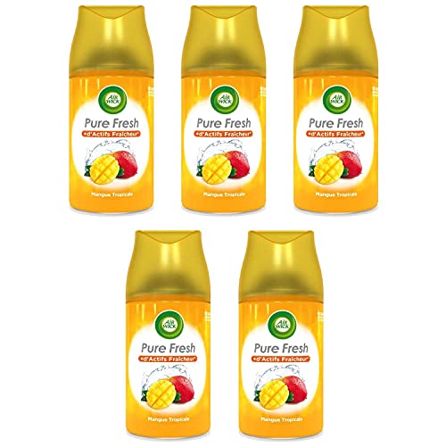 Air Wick Lufterfrischer Nachfüllpack Freshmatic Mango Tropische Mango 250 ml, 5 Stück von Air Wick