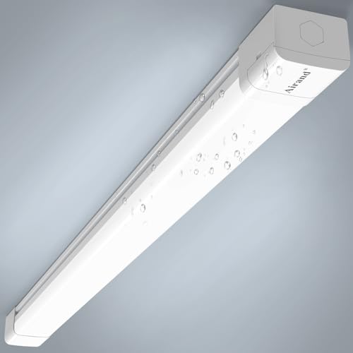 Feuchtraumleuchte LED 120CM, Kellerlampe 36W 3600LM, Werkstattlampe IP66 Wasserfest, Werkstatt Deckenleuchte Kaltweiss 5000K Garagenlampe, Led Röhre Lampe für Garage Keller Büro Feuchtraum von Airand